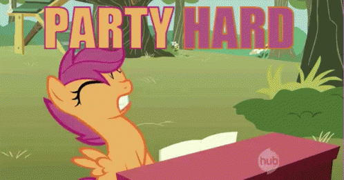 Party Hard Mlp GIF - Party Hard Mlp Piano - Discover &amp; Share GIFs