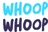 Monday Whoop Whoop Sticker - Monday Whoop Whoop Colorful Whoop Whoop Stickers