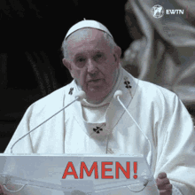 Pope Francis Amen GIF - Pope Francis Amen Ohh GIFs