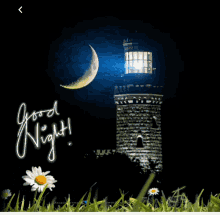 Good Night Moon GIF - Good Night Moon Lighthouse GIFs
