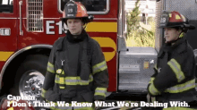 Station19 Andy Herrera GIF - Station19 Andy Herrera I Dont Think We Know What Were Dealing With GIFs