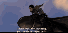 Toothless Thanks For Nothing GIF - Toothless Thanks For Nothing Useless Reptile GIFs