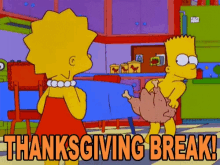 The Simpson Thanks Giving GIF - The Simpson Thanks Giving Break GIFs