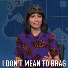 I Dont Mean To Brag Melissa Villasenor GIF - I Dont Mean To Brag Melissa Villasenor Saturday Night Live GIFs