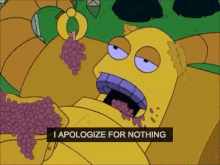 I Apologize For Nothing Grapes GIF - I Apologize For Nothing Grapes Futurama GIFs