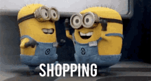 Shopping GIF - Shopping Minions Black Friday GIFs