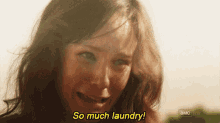 Wearing Dirty Clothes Because You’re Too Lazy To Make A Trip To The Laundry Room. GIF - So Much Laundry Twd The Walking Dead GIFs