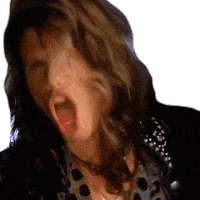Singing Steven Tyler Sticker - Singing Steven Tyler Aerosmith Stickers