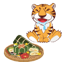 Hungry Tiger Sticker - Hungry Tiger New Year Stickers