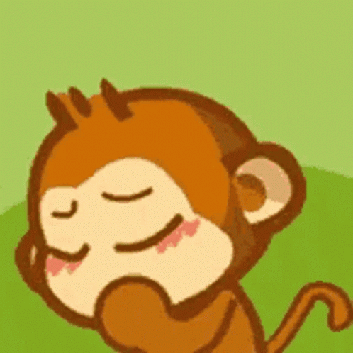 Cute Monkey GIF.