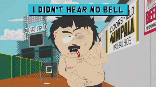 I Didnt Hear No Bell Randy Marsh GIF - I Didnt Hear No Bell Randy Marsh  South Park - Discover & Share GIFs
