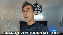 I Cant Even Touch My Toes Brandon Woelfel GIF - I Cant Even Touch My Toes Brandon Woelfel Dance Photoshoot Behind The Scenes GIFs