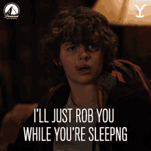 Ill Just Rob You While Youre Sleeping Carter GIF - Ill Just Rob You While Youre Sleeping Carter Yellowstone GIFs