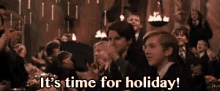 It'S Time For Holiday GIF - Holiday Harry Potter GIFs