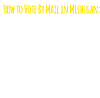 Moveon Michigan Sticker - Moveon Michigan Vote By Mail Stickers