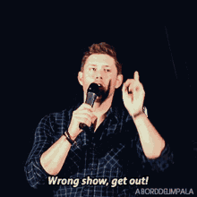 jensen ackles wrong wrong show aborddelimpala out