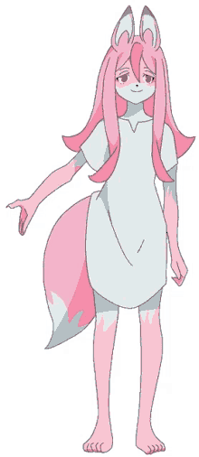 fox cute pink welcome tail fox cute pink welcome tail