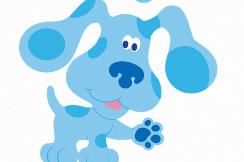 Clues Dog Sticker Clues Blue Dog - Discover & Share GIFs