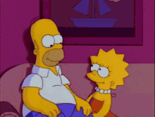 Love My Dad Homer GIF - Love My Dad Homer Lisa GIFs