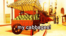 broken cabbages