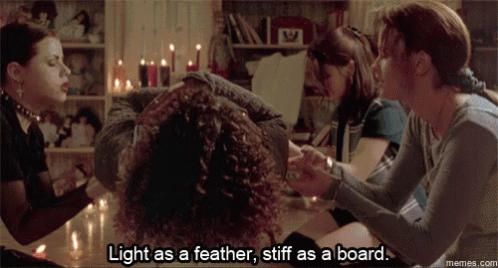 light as a feather stiff as a board movie cast