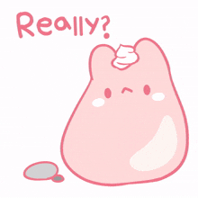 gummy rabbit pink really are you sure