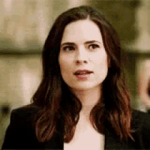 Hayley Atwell Oh GIF - Hayley Atwell Oh Really GIFs