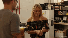 Champagne GIF - Hilary Duff Kelsey Peters Celebrate GIFs