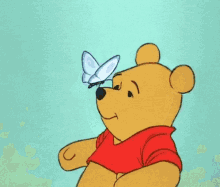 Winnie The Pooh Butterfly GIF - Winnie The Pooh Pooh Butterfly GIFs