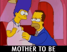 Mother To Be Simpsons GIF - Mother To Be Simpsons GIFs