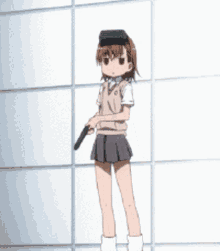 anime girl gun anime gun anime gun misaka mikoto