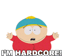 Im Hardcore Eric Cartman Sticker - Im Hardcore Eric Cartman Season12ep09 Stickers