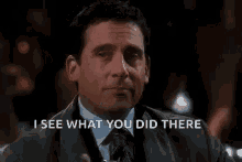 I See What You Did There Steve Carell GIF - I See What You Did There Steve Carell Wink GIFs