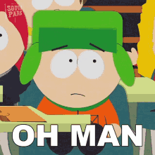 Oh Man Kyle Broflovski GIF - Oh Man Kyle Broflovski South Park GIFs