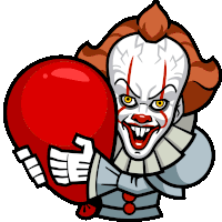 Clown Pennywise Sticker - Clown Pennywise It Clown Stickers