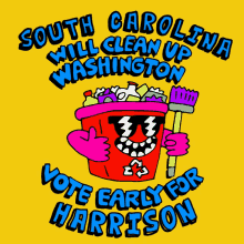 South Carolina Will Clean Up Washington Washington Dc GIF - South Carolina Will Clean Up Washington Washington Dc Vote Early For Jamie Harrison GIFs