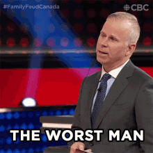 The Worst Man Gerry Dee GIF - The Worst Man Gerry Dee Family Feud Canada GIFs