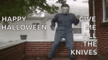 Halloween Michaelmyers GIF - Halloween Michaelmyers Knives GIFs