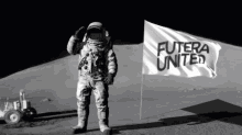 futera futera united astronaut flag soccer nft