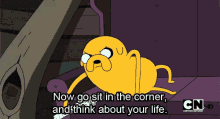 Tough Love GIF - Adventure Time Time Out Go Sit In The Corner GIFs