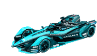 Jaguar Jaguar Racing Sticker - Jaguar Jaguar Racing Jaguar Formula E Stickers