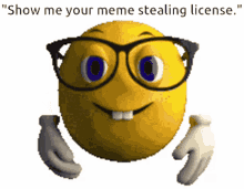 Meme Meme Steal GIF - Meme Meme Steal Nerd Emoji GIFs