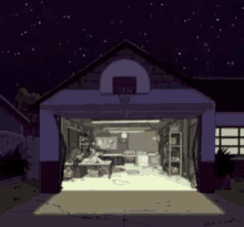 cartoons house day night cartoons house day night