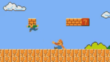 Mario Luigi GIF - Mario Luigi Brick GIFs