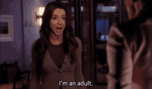 Amelia Shepherd Im An Adult GIF - Amelia Shepherd Im An Adult I Am An Adult GIFs