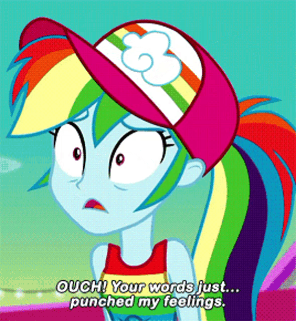 Mlp Equestria Girls Rainbow Dash GIF - Mlp Equestria Girls Rainbow Dash Ouch GIFs