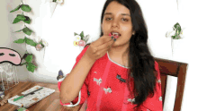Eating Ayushi Singh GIF - Eating Ayushi Singh Creations To Inspire GIFs