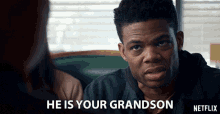 He Is Your Grandson Paul James GIF - He Is Your Grandson Paul James Samson Hughes GIFs
