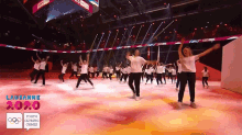 dancing flash mob hands up hand wave 2020winter youth olympic games