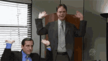 The Office Raise The Roof GIF - The Office Raise The Roof Steve Carell GIFs